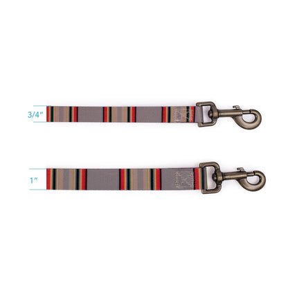 Pendleton Adventure Leash | Recycled Polyester Dual-Snap Dog Lead with D-Ring — Made in USA