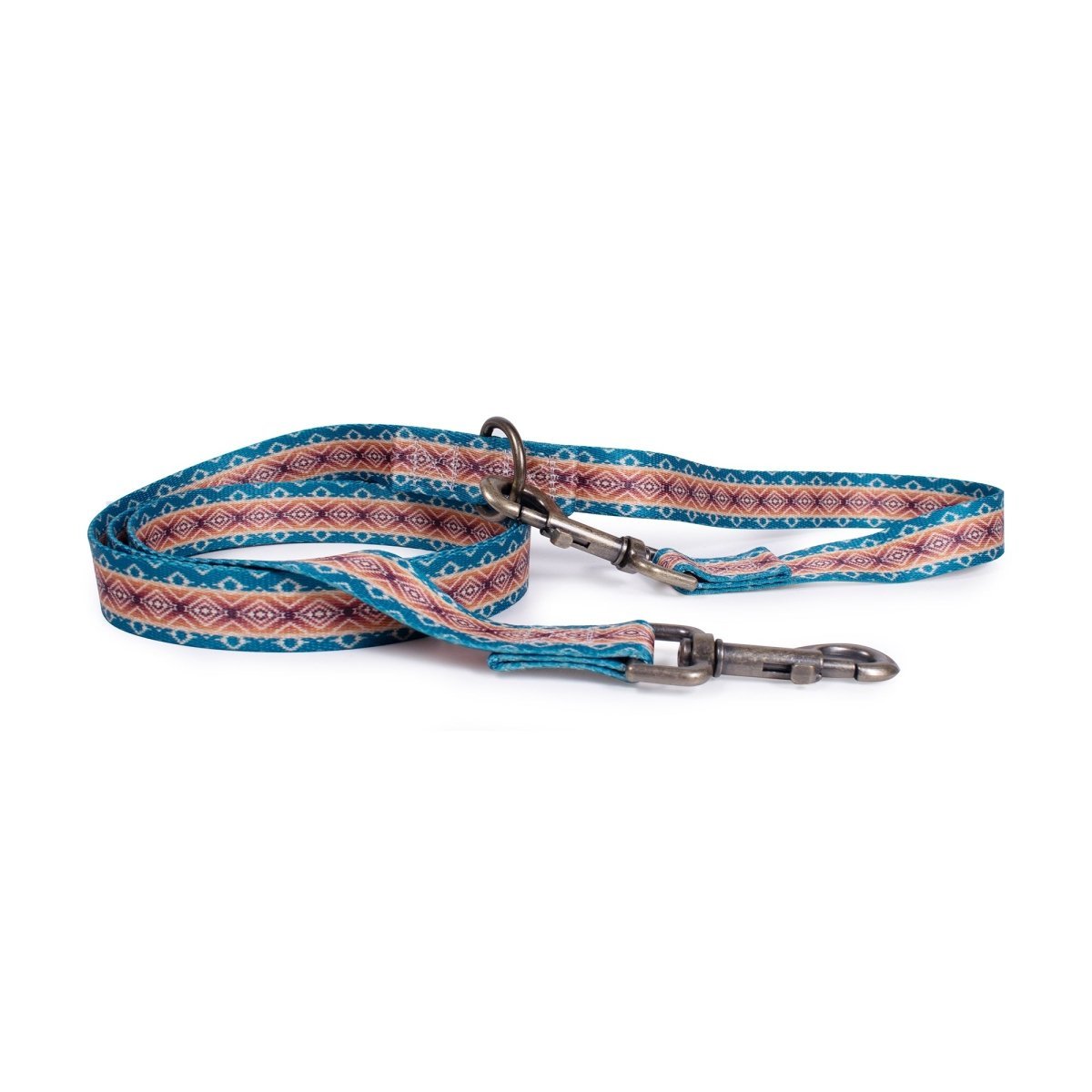 Pendleton Adventure Leash | Recycled Polyester Dual-Snap Dog Lead with D-Ring — Made in USA
