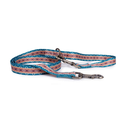 Pendleton Adventure Leash | Recycled Polyester Dual-Snap Dog Lead with D-Ring — Made in USA