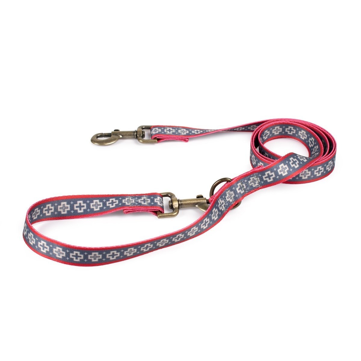 Pendleton Adventure Leash | Recycled Polyester Dual-Snap Dog Lead with D-Ring — Made in USA