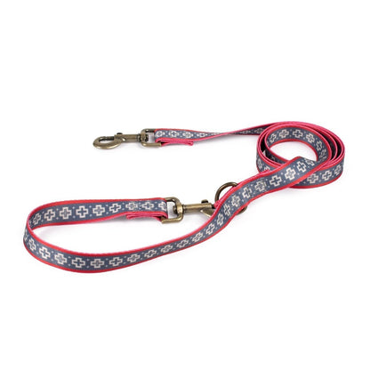 Pendleton Adventure Leash | Recycled Polyester Dual-Snap Dog Lead with D-Ring — Made in USA