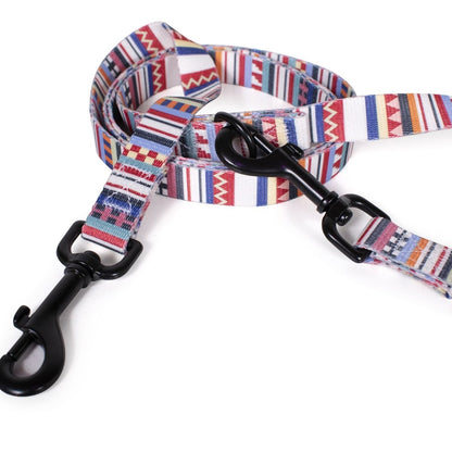 Pendleton Adventure Leash | Recycled Polyester Dual-Snap Dog Lead with D-Ring — Made in USA