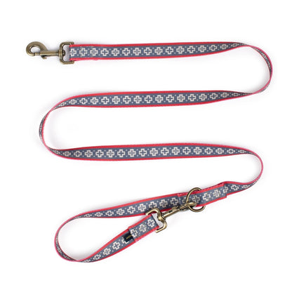 Pendleton Adventure Leash | Recycled Polyester Dual-Snap Dog Lead with D-Ring — Made in USA