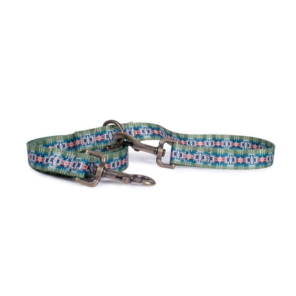 Pendleton Adventure Leash | Recycled Polyester Dual-Snap Dog Lead with D-Ring — Made in USA