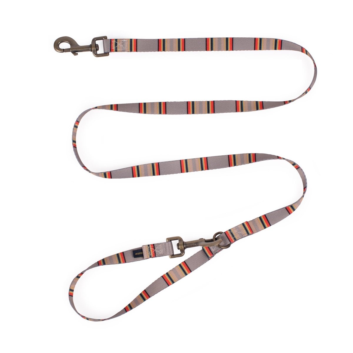 Pendleton Adventure Leash | Recycled Polyester Dual-Snap Dog Lead with D-Ring — Made in USA