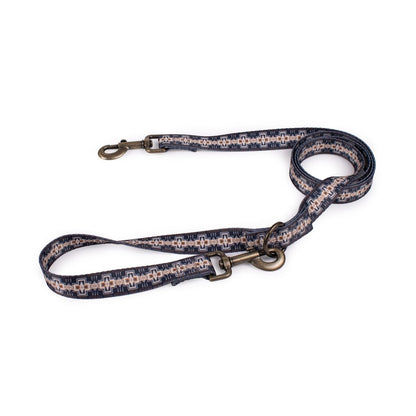 Pendleton Adventure Leash | Recycled Polyester Dual-Snap Dog Lead with D-Ring — Made in USA