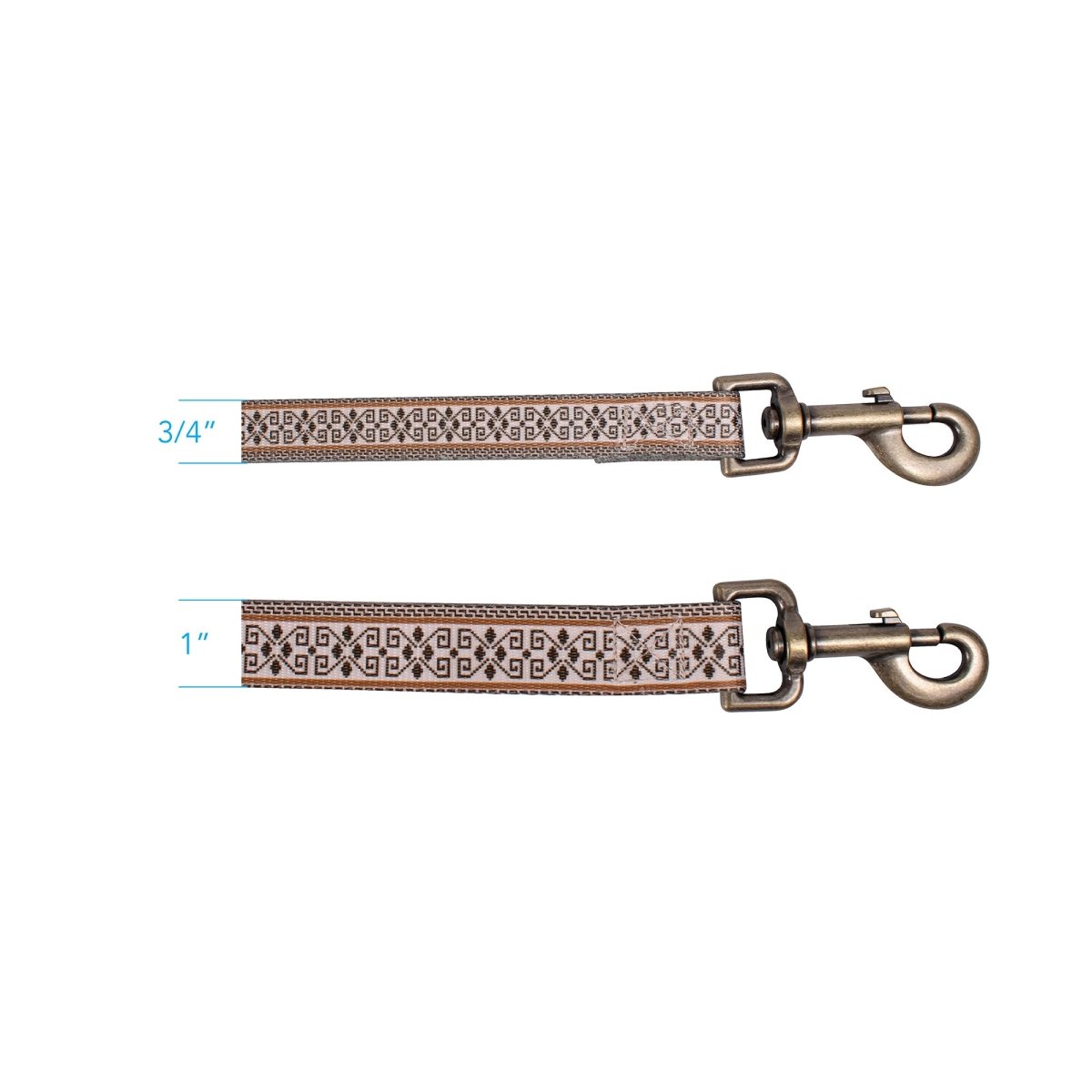 Pendleton Adventure Leash | Recycled Polyester Dual-Snap Dog Lead with D-Ring — Made in USA