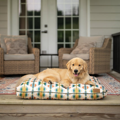 Pendleton All Season Pet Napper | Indoor/Outdoor UV & Water-Resistant Dog Bed with Washable Cover