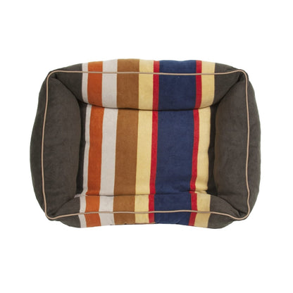 Pendleton Badlands National Park Kuddler Fleece Dog Bed | 320 GSM Polar Fleece Bolster Bed with Recycled MemoryFiber™ & Washable Cover