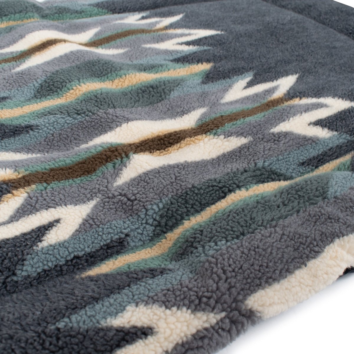 Pendleton Berber Comfort Cushion | Reversible Berber & Canvas Crate Mat with High-Loft Fill — Machine Washable