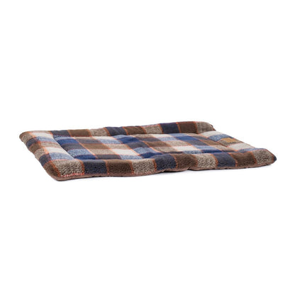 Pendleton Berber Comfort Cushion | Reversible Berber & Canvas Crate Mat with High-Loft Fill — Machine Washable