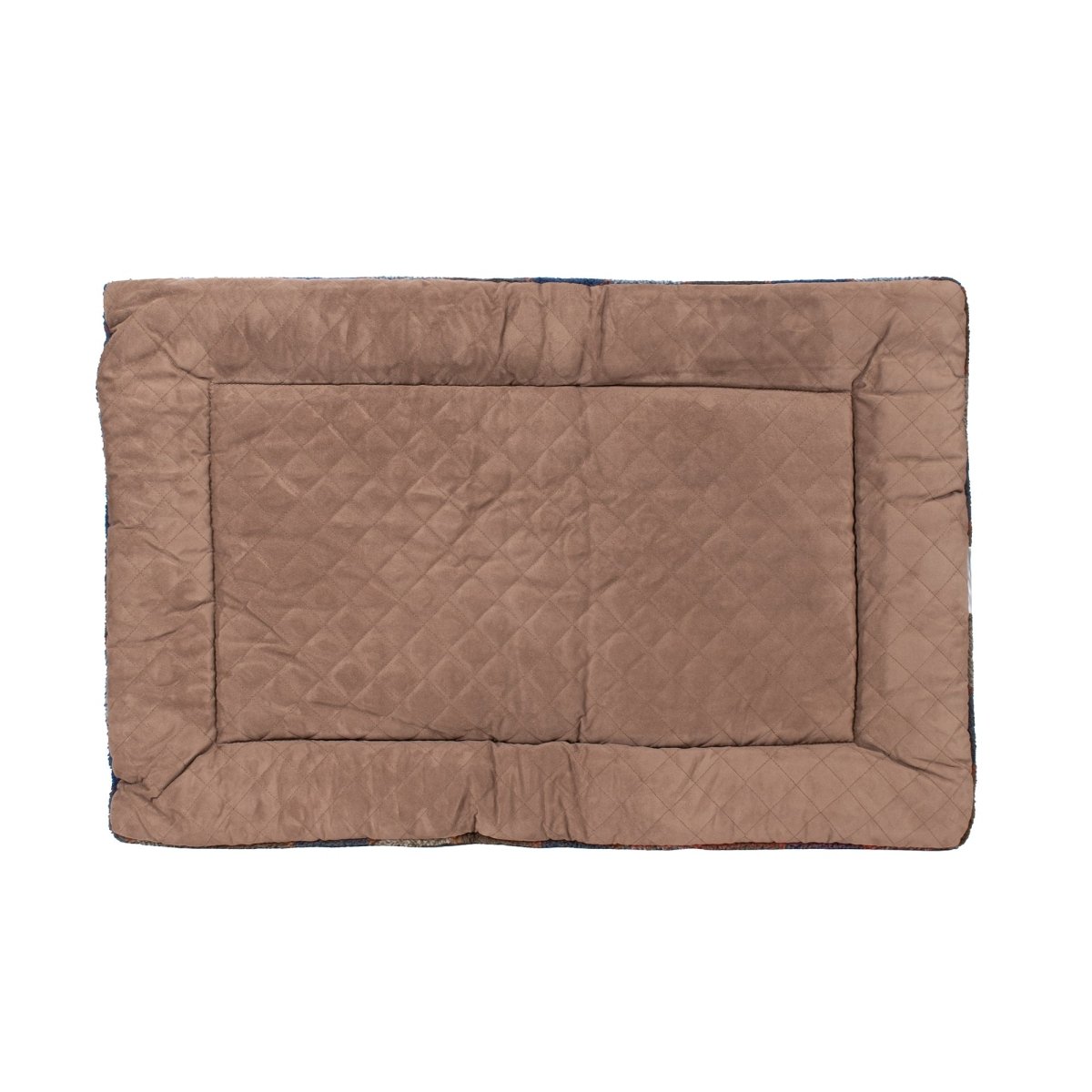 Pendleton Berber Comfort Cushion | Reversible Berber & Canvas Crate Mat with High-Loft Fill — Machine Washable