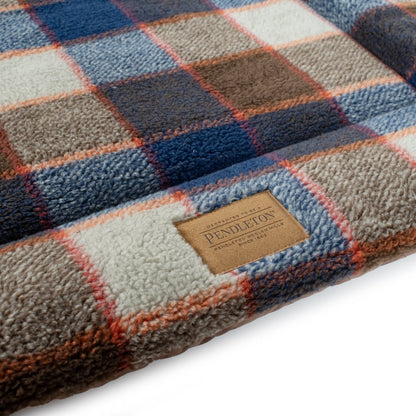 Pendleton Berber Comfort Cushion | Reversible Berber & Canvas Crate Mat with High-Loft Fill — Machine Washable