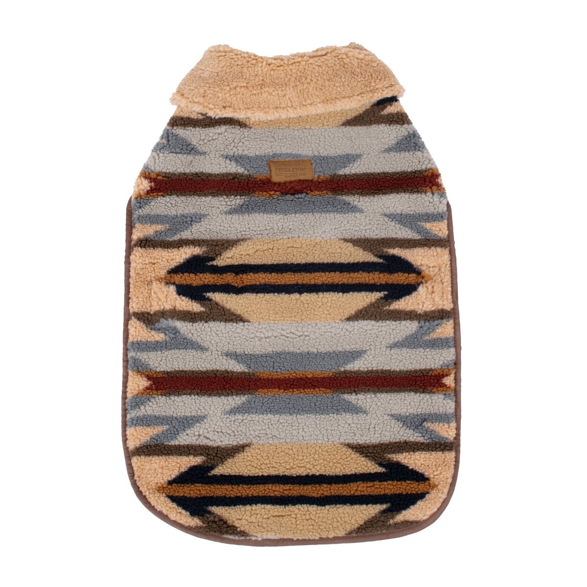 Pendleton Berber Dog Coat | Reversible Plush 370 GSM Berber Jacket with Adjustable Closures & Leash Access