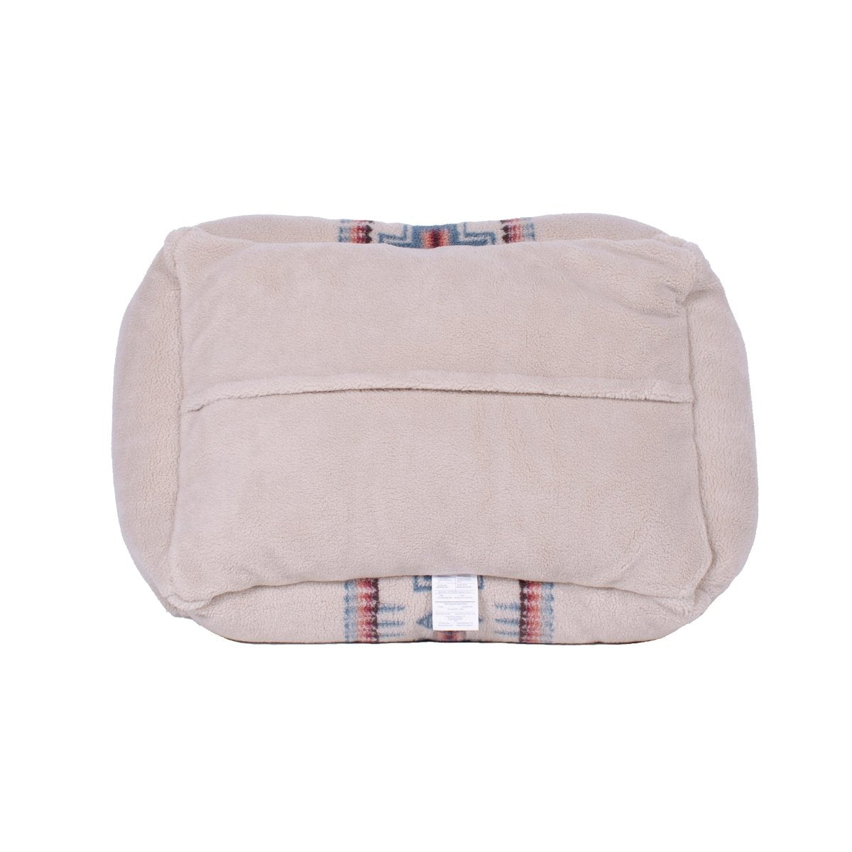 Pendleton Berber Kuddler | Plush Bolster Dog Bed with Recycled Fill & Washable Cover