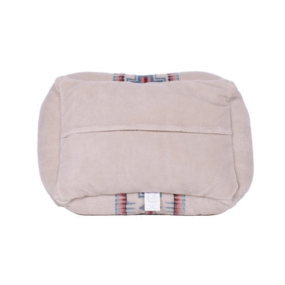 Pendleton Berber Kuddler | Plush Bolster Dog Bed with Recycled Fill & Washable Cover