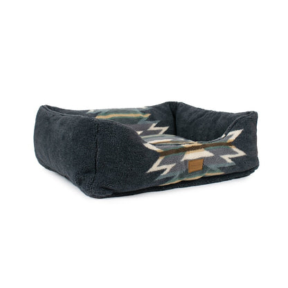 Pendleton Berber Kuddler | Plush Bolster Dog Bed with Recycled Fill & Washable Cover