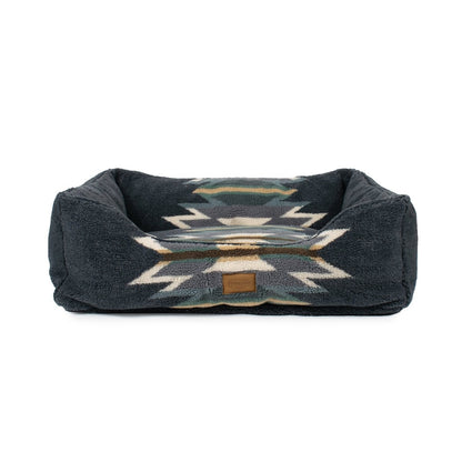 Pendleton Berber Kuddler | Plush Bolster Dog Bed with Recycled Fill & Washable Cover