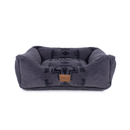 Pendleton Berber Kuddler | Plush Bolster Dog Bed with Recycled Fill & Washable Cover