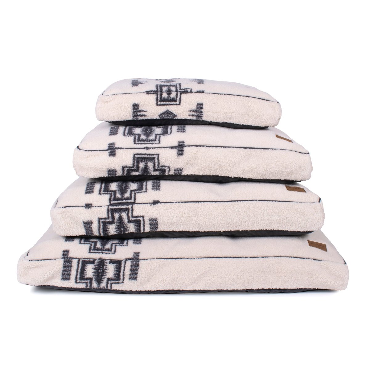 Pendleton Berber Pet Napper | Cozy Woven Berber Dog Bed with Recycled Fill or Memory Foam & Washable Cover