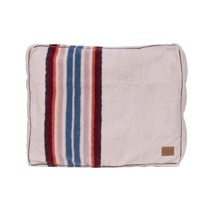 Pendleton Berber Pet Napper | Cozy Woven Berber Dog Bed with Recycled Fill or Memory Foam & Washable Cover