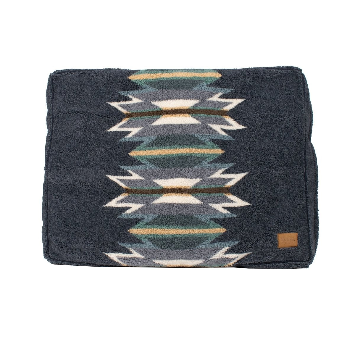 Pendleton Berber Pet Napper | Cozy Woven Berber Dog Bed with Recycled Fill or Memory Foam & Washable Cover