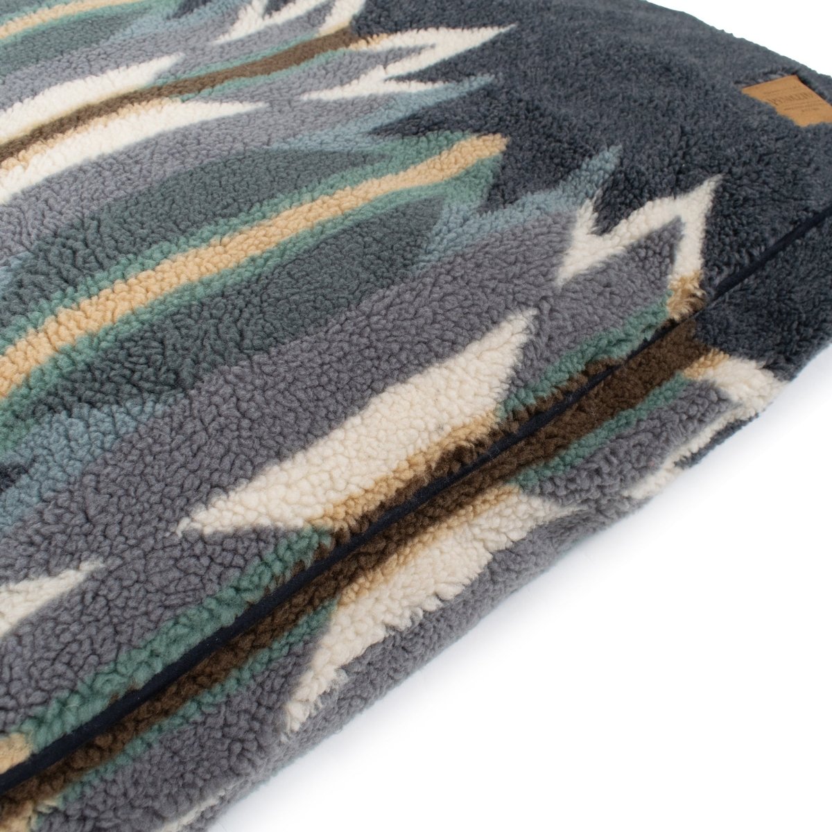 Pendleton Berber Pet Napper | Cozy Woven Berber Dog Bed with Recycled Fill or Memory Foam & Washable Cover