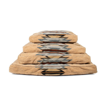 Pendleton Berber Pet Napper | Cozy Woven Berber Dog Bed with Recycled Fill or Memory Foam & Washable Cover