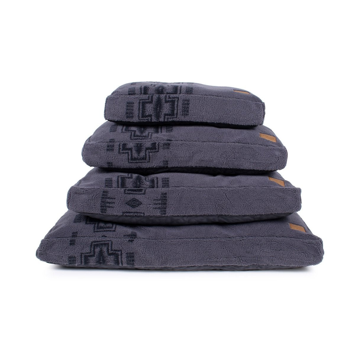 Pendleton Berber Pet Napper | Cozy Woven Berber Dog Bed with Recycled Fill or Memory Foam & Washable Cover