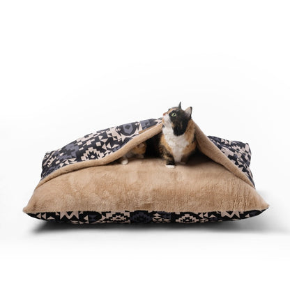 Pendleton Burrow Bed | Cozy Faux Fur Nest with CertiPUR-US® Memory Foam & Washable Cover (3 Sizes)