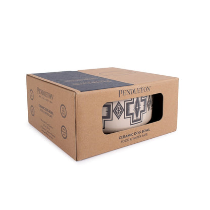 Pendleton Ceramic Food & Water Pet Bowl | Dishwasher-Safe Dog Bowl with Iconic Pendleton Motif (2 Sizes)