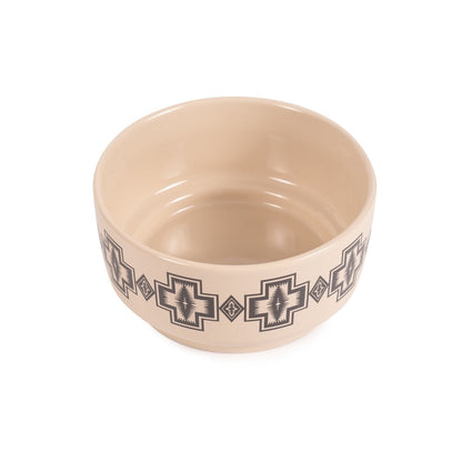 Pendleton Ceramic Food & Water Pet Bowl | Dishwasher-Safe Dog Bowl with Iconic Pendleton Motif (2 Sizes)