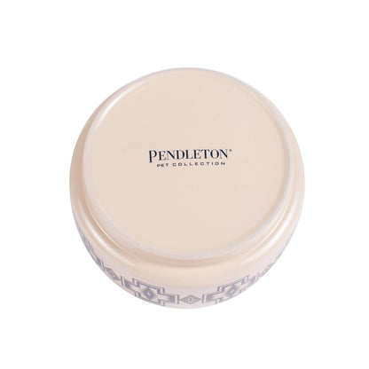 Pendleton Ceramic Food & Water Pet Bowl | Dishwasher-Safe Dog Bowl with Iconic Pendleton Motif (2 Sizes)