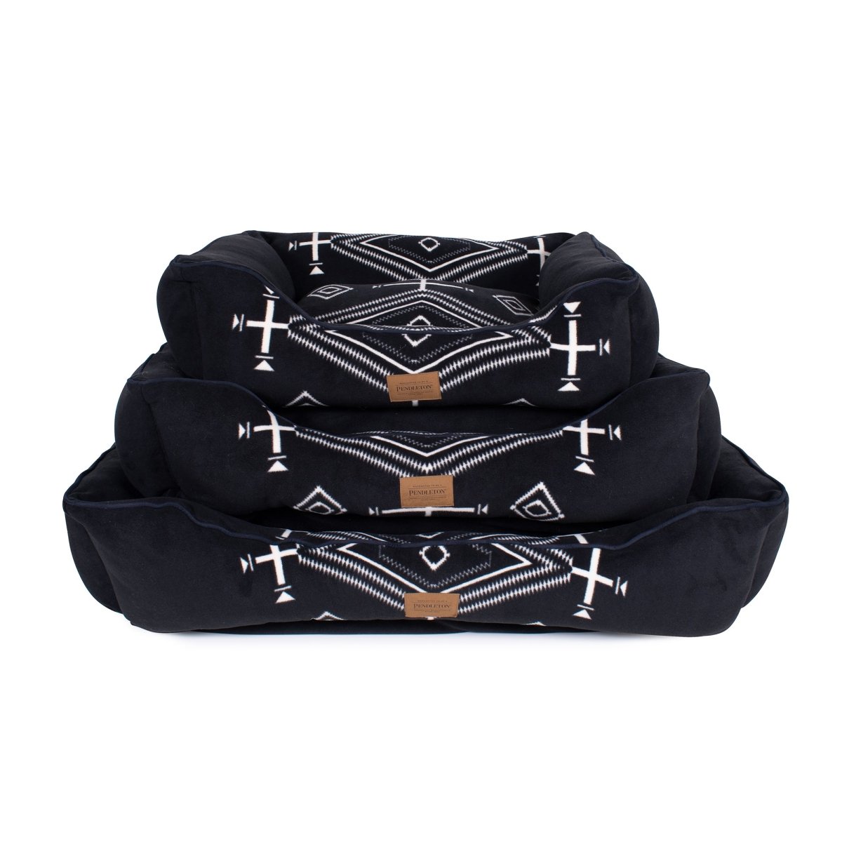 Pendleton Classic Kuddler | Plush Bolstered Dog Bed with Recycled Fill & Washable Cover