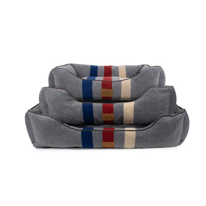 Pendleton Classic Kuddler | Plush Bolstered Dog Bed with Recycled Fill & Washable Cover