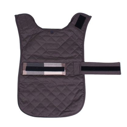 Pendleton Plaid Pet Coat | Warm Woven Cotton Jacket with Quilted Lining, Adjustable Belt & Leash Access