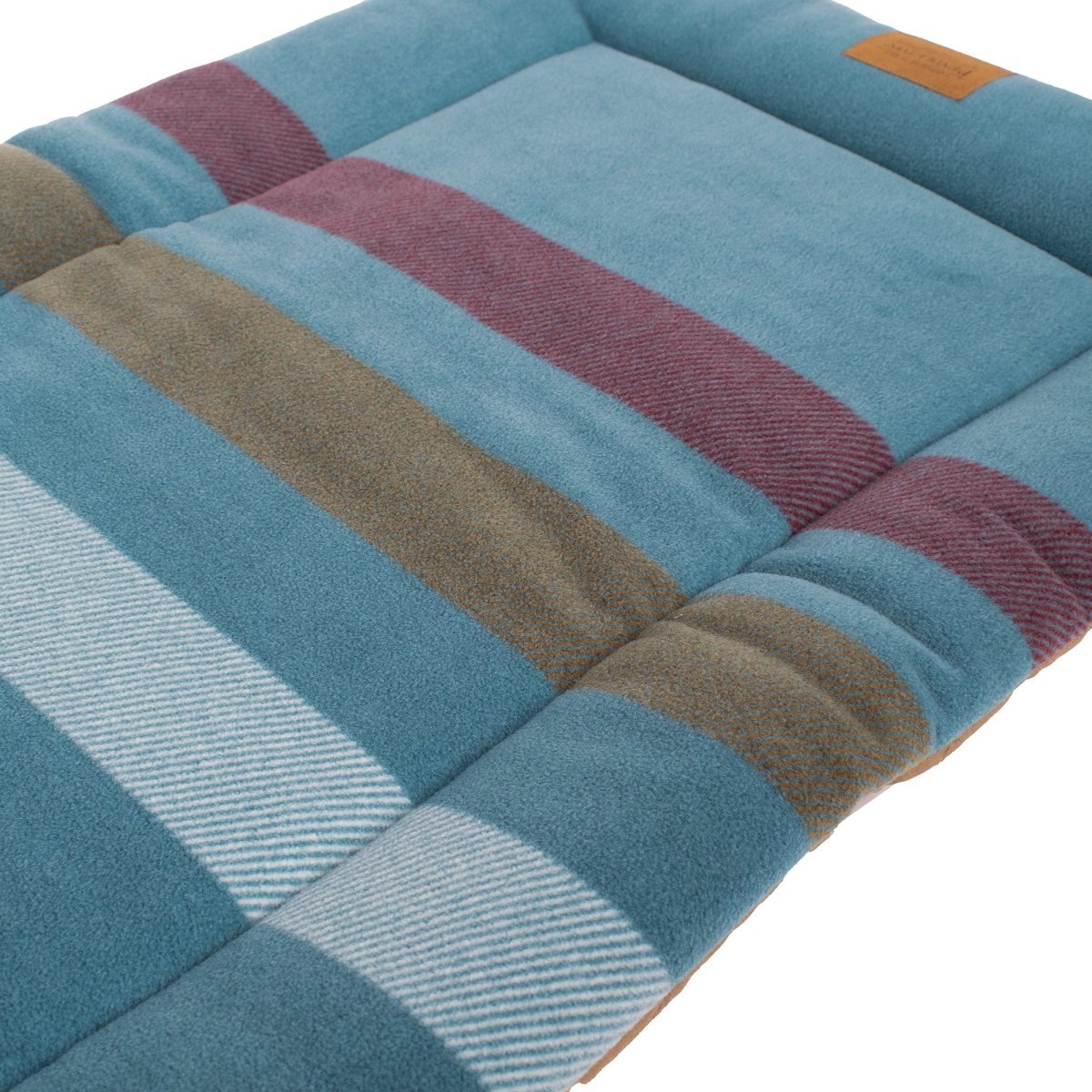 Pendleton Fleece Comfort Cushion | Reversible Polar Fleece & Canvas Dog Mat with Plush Fill & Washable Design