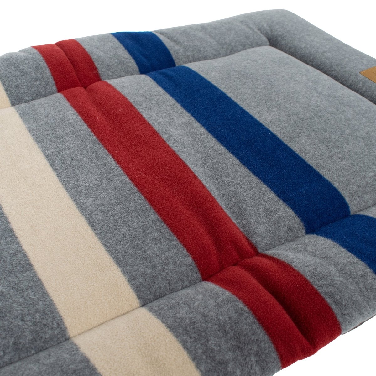 Pendleton Fleece Comfort Cushion | Reversible Polar Fleece & Canvas Dog Mat with Plush Fill & Washable Design