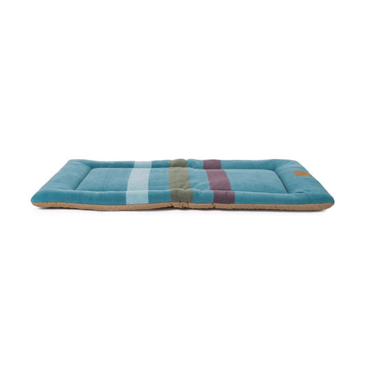 Pendleton Fleece Comfort Cushion | Reversible Polar Fleece & Canvas Dog Mat with Plush Fill & Washable Design