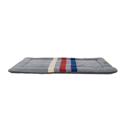 Pendleton Fleece Comfort Cushion | Reversible Polar Fleece & Canvas Dog Mat with Plush Fill & Washable Design