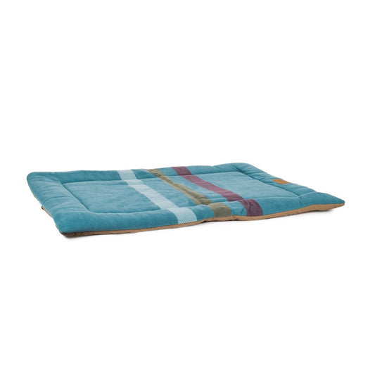 Pendleton Fleece Comfort Cushion | Reversible Polar Fleece & Canvas Dog Mat with Plush Fill & Washable Design