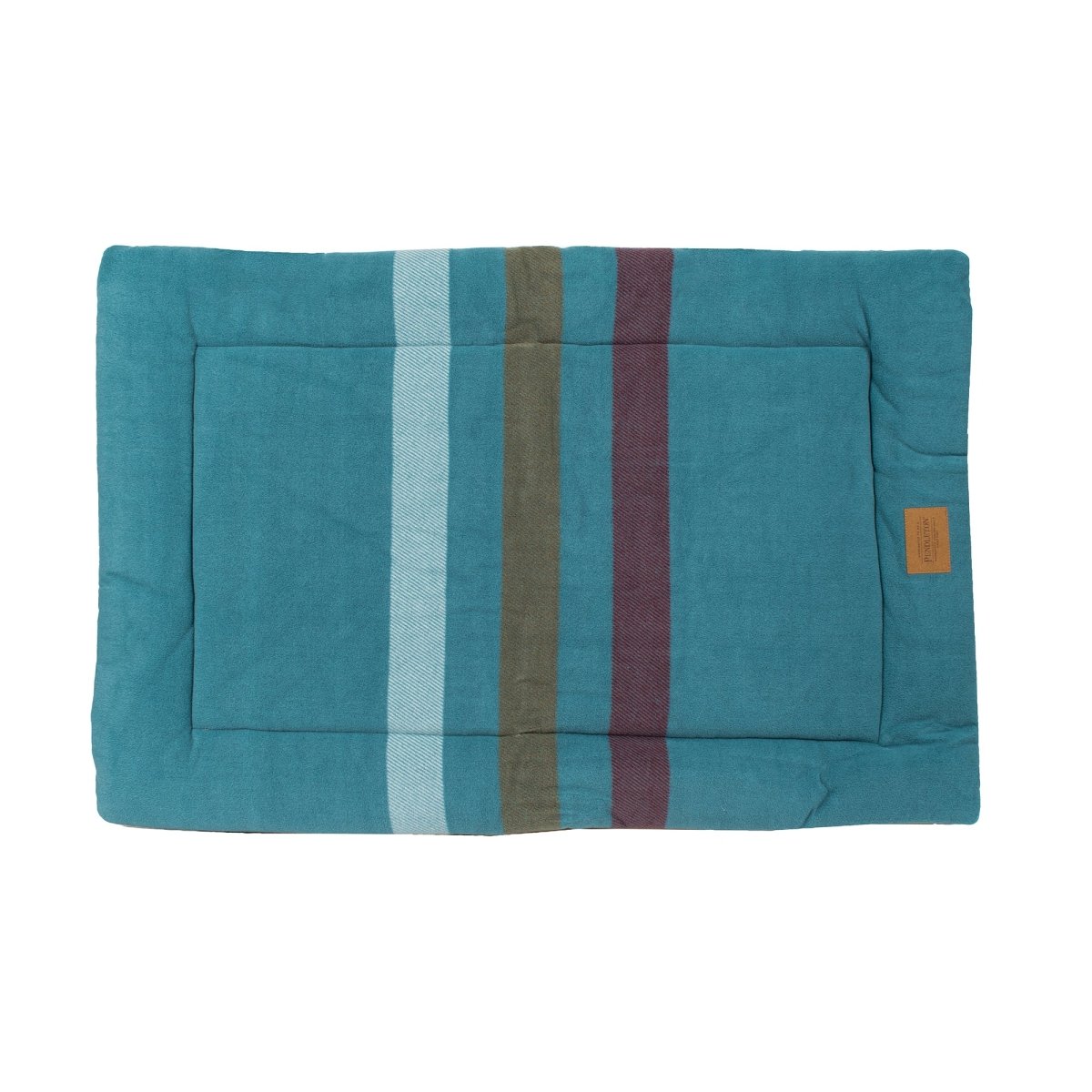Pendleton Fleece Comfort Cushion | Reversible Polar Fleece & Canvas Dog Mat with Plush Fill & Washable Design