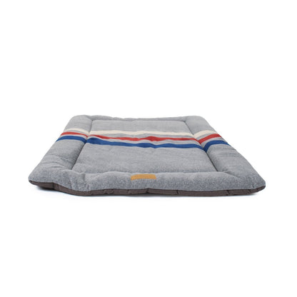 Pendleton Fleece Comfort Cushion | Reversible Polar Fleece & Canvas Dog Mat with Plush Fill & Washable Design