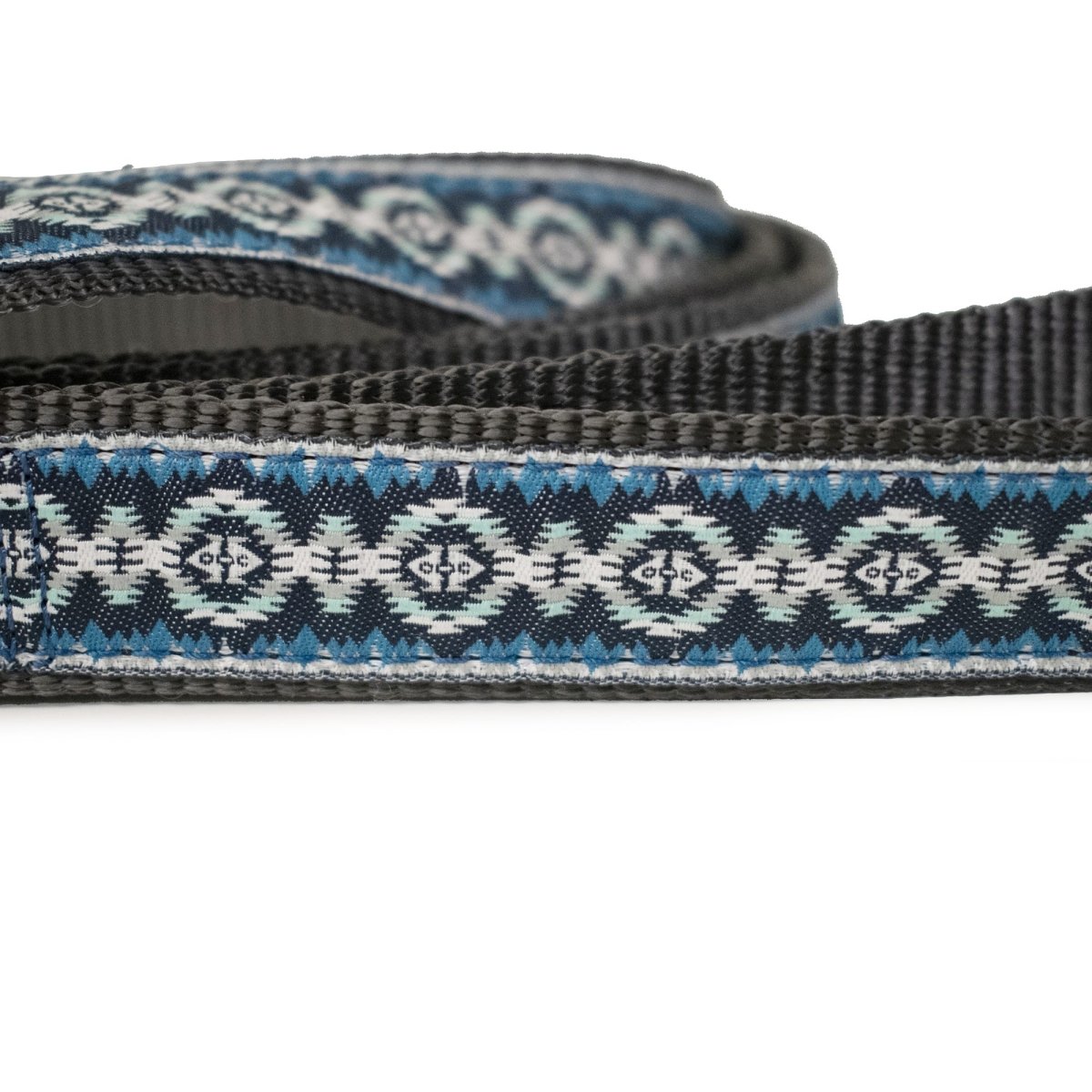 Pendleton Hiker Leash | USA-Made 6ft Grosgrain & Nylon Dog Lead with Antique Brass Hardware