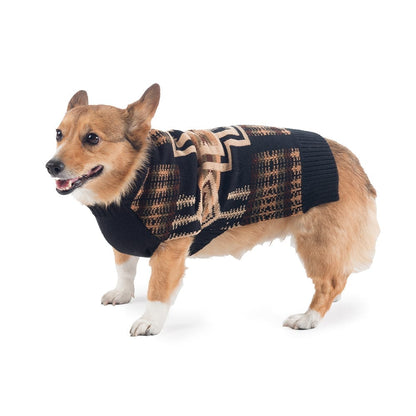 Pendleton Knitted Dog Sweater | Iconic Westerley Pullover for Dogs (Big LeBARKski Collection)