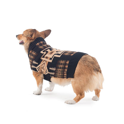 Pendleton Knitted Dog Sweater | Iconic Westerley Pullover for Dogs (Big LeBARKski Collection)