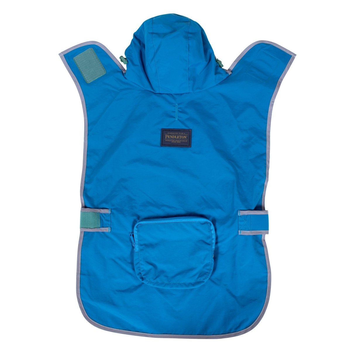 Pendleton Los Lunas Waterproof Dog Raincoat | Reflective Water-Resistant Coat with Leash Slot & Carry Pouch
