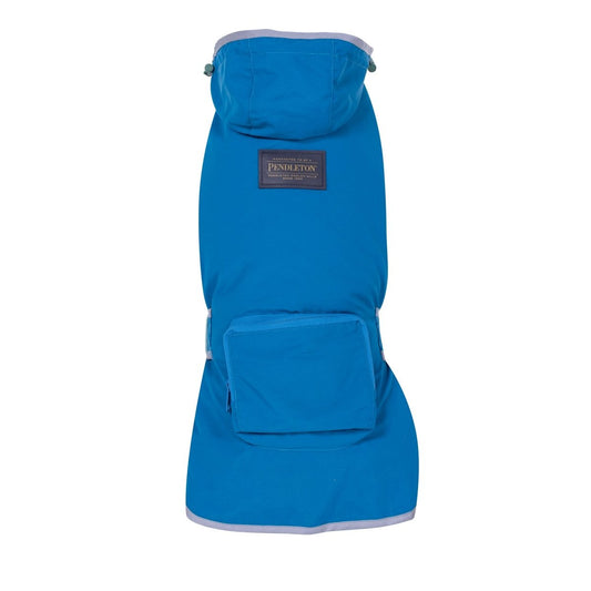 Pendleton Los Lunas Waterproof Dog Raincoat | Reflective Water-Resistant Coat with Leash Slot & Carry Pouch