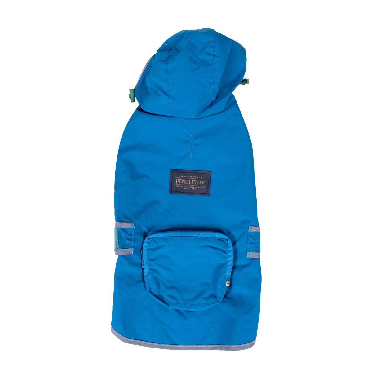 Pendleton Los Lunas Waterproof Dog Raincoat | Reflective Water-Resistant Coat with Leash Slot & Carry Pouch