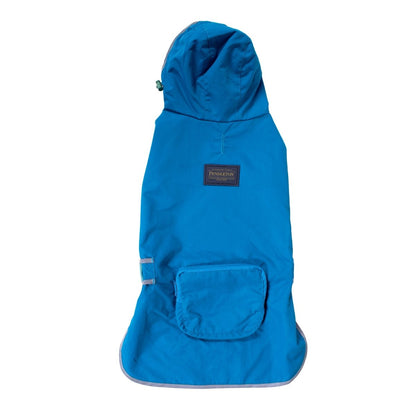 Pendleton Los Lunas Waterproof Dog Raincoat | Reflective Water-Resistant Coat with Leash Slot & Carry Pouch
